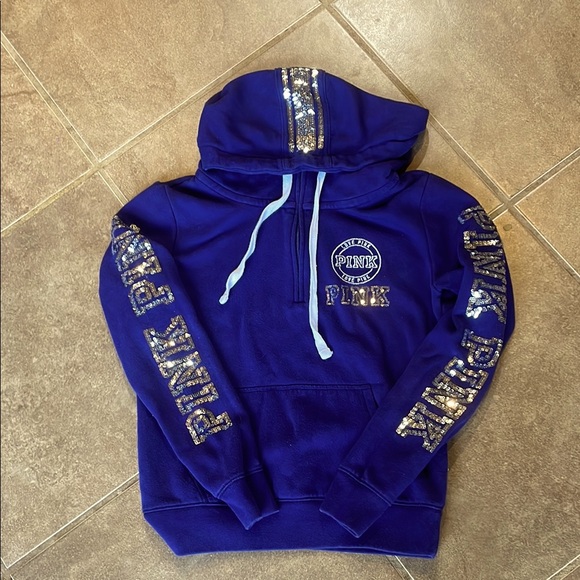 PINK Bling Hoodie! Size XS - Picture 1 of 7